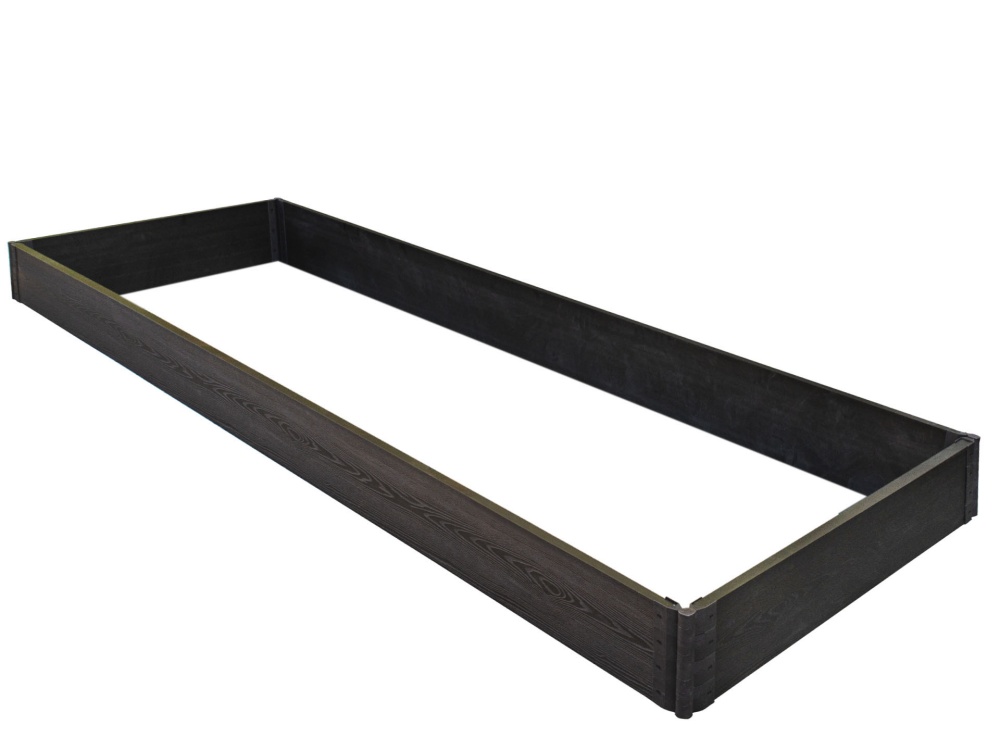 Грядка Eco AIWood из ДПК 3*1 м (пластиковые шарниры)