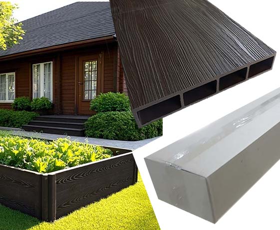 Грядка из ДПК 3*1м AIWoodek в коробке (размер коробки 1400х300х200 мм)