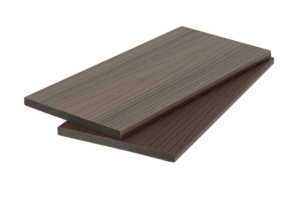 Универсальная доска заборная/подступенок двухсторонняя co-extrusion 11*140*2900мм 3D текстура дерева PREMIUM (2 стороны/2 цвета), м.пог