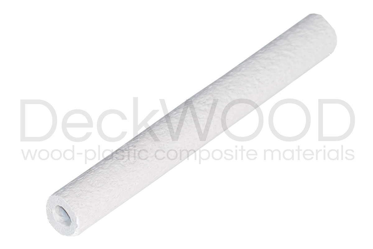 Заборная лоза DeckWOOD 18мм, белый, за м.пог