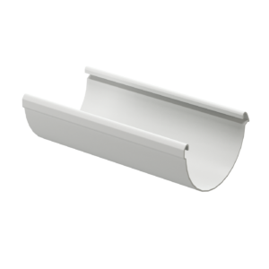 Желоб водосточный 3 м Люкс (Lux) Пломбир, (RAL 9003)