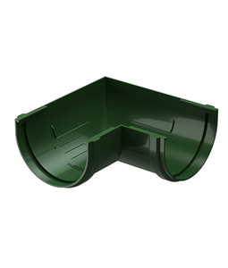 Универсальный угол жёлоба 90° Стандарт (Standard) Зелёный, (RAL 6005)