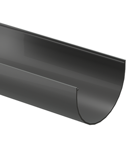 Жёлоб водосточный 3 м Стандарт (Standard) Серый, (RAL 7024)